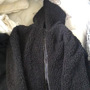 Black Sherpa Medium Jacket